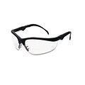 Crews® Klondike Magnifier Safety Glasses; 2.0 Magnifier, Clear Lens