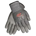 MCR™ Safety Ninja® Force Polyurethane Coated Gloves; Small, Silver