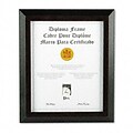 Dax Award/Certificate Frame, 8H x 10L, Solid Wood, Black with Walnut Trim AZRDAXN19880BT