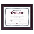 DAX® Prestige Document Frame, Plastic, 8 1/2 x 11, Rosewood/Black, Each (N3028N2T)