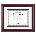 DAX® Document Frames; w/Certificate,  11 x 14, Rosewood