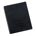 Classic Grain Texture Binding System Covers; 8 1/2 x 11, Navy, 50 per Pack