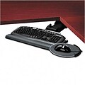 Corner Executive Computer Keyboard Tray, 28-1/8 x 21-1/4, Black