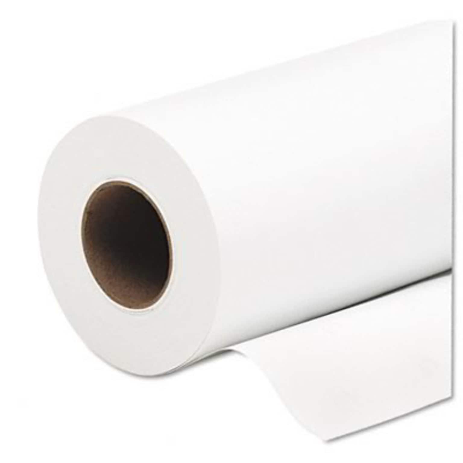 HP Everyday Pigment Ink Photo Paper Roll, 9.1 mil, 24 x 100 ft, Satin White, 1/Roll (HEWQ8920A)