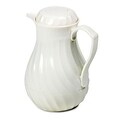 Hormel® Swirl Carafe; 64 oz., White, Plastic