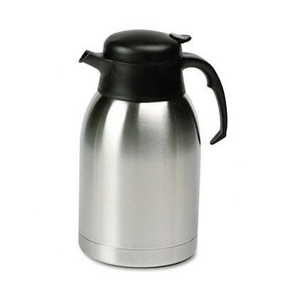 Hormel® Lined Carafe; 1.9 L, Black, Stainless Steel