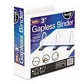 find It™ Gapless Loop 3 Round Ring Binder; View, White, 3-Ring