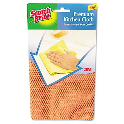 Scotch-Brite® Microfiber Kitchen Cleaning Cloth; Orange