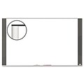 Melamine Dry-Erase Board, 36 x 24, White, Graphite Frame