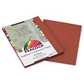 Peacock® Sulphite Construction Paper; 9x12, Brown, Rigid