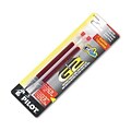 Pilot® G2 Gel Ink Pen Refills; Extra Fine, Red, 2/pack