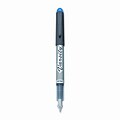 Pilot® Varsity™ Disposable Fountain Pen; Black Barrel, Blue Ink, Fine Pt