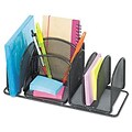 Deluxe Organizer; Six Compartments, Steel, 12-1/2 x 5-1/4 x 5-1/2