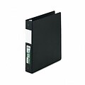 Samsill® Clean Touch Antimicrobial 1-1/2 Round Ring Binder; Non-View, Black, 3-Ring