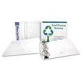Samsill® EcoChoice Recycled Angle-D Ring View Binder; 2 Capacity, White
