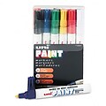 Uni® Paint Oil-Based Paint Markers; Bullet Point, Assorted Colors, 12-Color Set