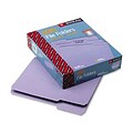 Smead® Colored File Folders; Letter, Lavender