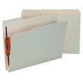 1 1/2 Expansion Folder w/Two Fasteners, 1/3 Cut, Top Tab, Letter, Manila, 50/Bx