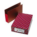Smead® Desktop Expanding File with Flap; 5-1/4, Straight Tab, Redrope, Legal, Red