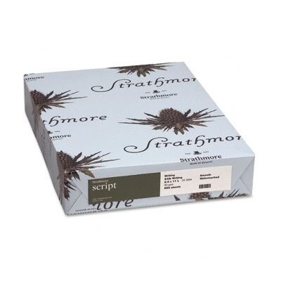 Strathmore Script™ 100% Recycled Business Stationery; White, 500 Sheets per Ream
