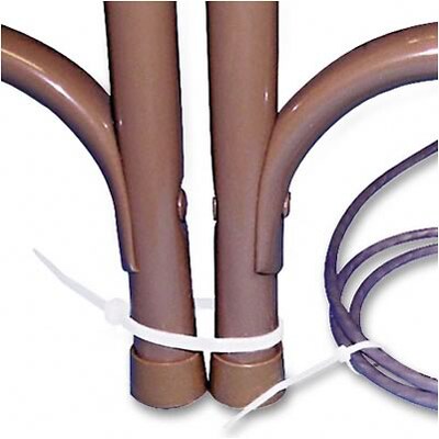 Tamper-Proof Nylon Cable Ties, 4 x 1/16, 1,000 Ties per pack