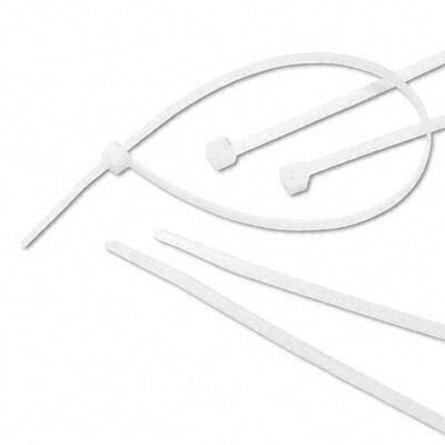 Tamper-Proof Nylon Cable Ties, 11 x 3/16, 500 Ties