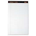 Tops® Docket® Gold Legal Pads; 8-1/2x14, Legal/Wide Ruling, White, 50 Sheets/Pad