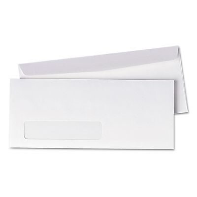 Universal® Window Business Envelope; Side, #10, White, 500/Box
