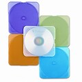 CD/DVD Trimpak Cases, 5 Assorted Translucent Colors, 10/pack