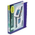 Acco® Wilson Jones® View-Tab® Presentation 1 Round Ring Binder; View, Blue, 3-Ring