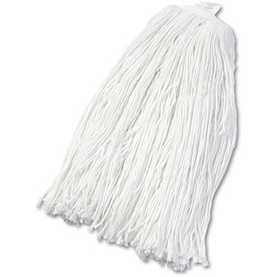 Unisan® Cut-End Rayon Wet Mop Heads; #32 Size, White