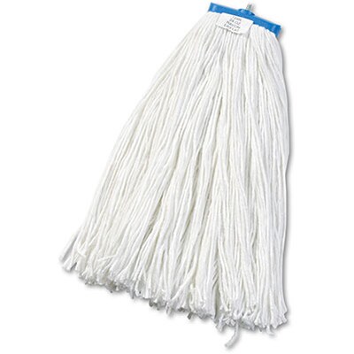 Unisan® Cut-End Lie-Flat Rayon Wet Mop Head, White, 24 oz.