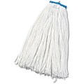 Unisan® Cut-End Lie-Flat Rayon Wet Mop Head, White, 24 oz.