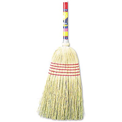 Unisan® Maid Broom; Mixed Fibers, Wood Handle