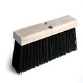 Boardwalk PROLINE Brush Street Broom; Plastic, Black, 16