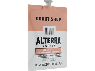 Alterra Donut Shop Coffee Flavia Freshpacks, Medium Roast, 40/Carton (48140)