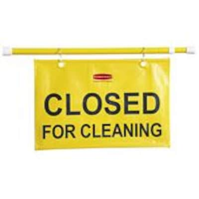 Rubbermaid® Closed for Cleaning Safety Hanging Sign