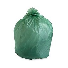 Stout EcoSafe-6400™ Bags, 32 Gallon, .85 Mil, 33 x 48, Green, 50/BX