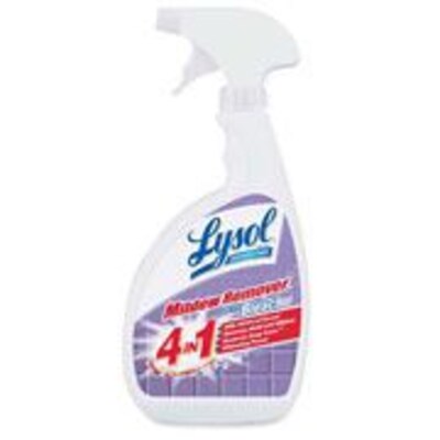 Lysol® Bathroom Cleaners, Mold & Mildew Remover, 32-oz., 12/Case