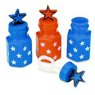 SmileMakers® Patriotic Star Bubbles; 24 PCS