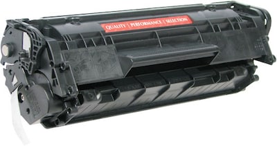 Quill Brand® Remanufactured Black Standard Yield MICR Toner Cartridge Replacement for HP 12A (Q2612A