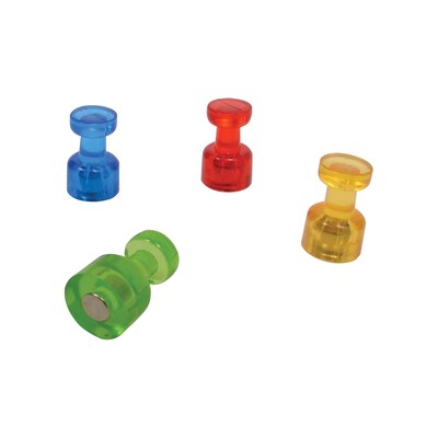 Baumgartens Kaleidoscope Magnets 3/4, Assorted Translucent Colors, 8/Pack (BAUM66390)