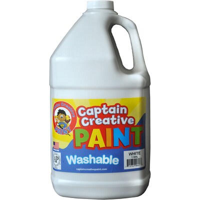 Captain Creative Washable Paint™, White, Gallon