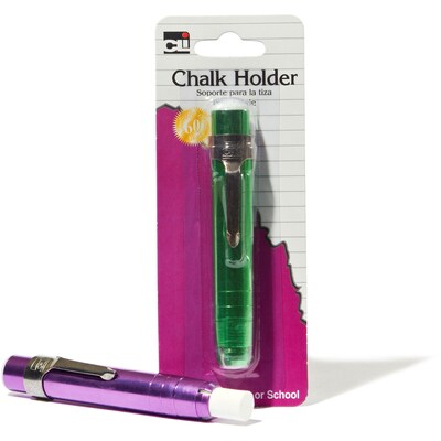 Chalk Holder, Aluminum, Assorted Colors