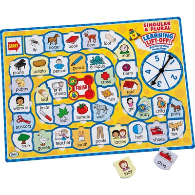 Learning Lift Off! Singular and Plural Nouns Game