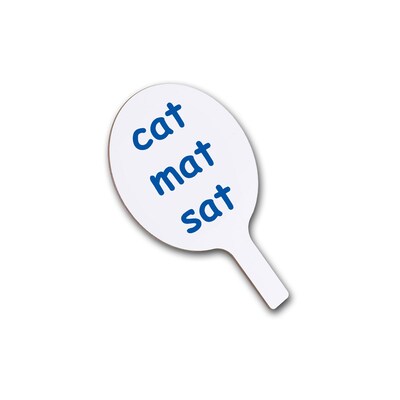 Economy Dry Erase Answer Paddle, Single