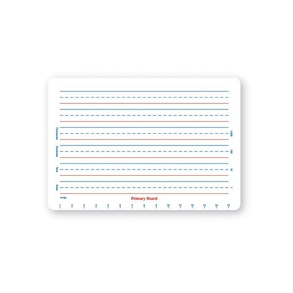Flipside Primary Handwriting Dry-Erase Whiteboard, 11 x 16 (FLP11165)