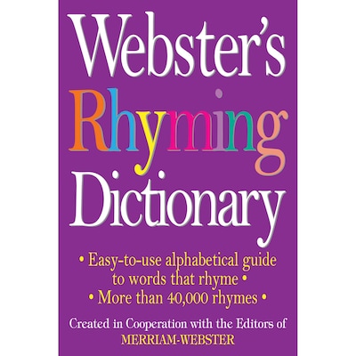 Websters Rhyming Dictionary