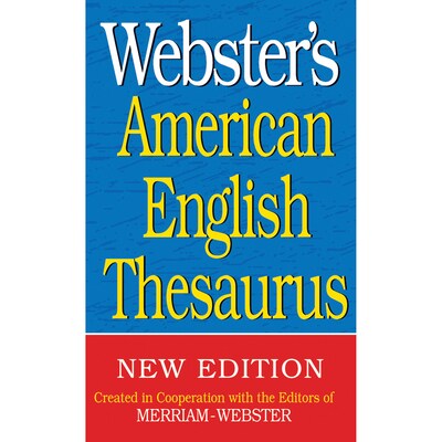 Websters American English Thesaurus, New Edition, Paperback (9781596951150)