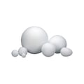 Hygloss Foam Balls, White, 12/Pack (HYG51115)